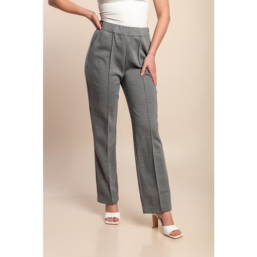 Fenzy Plus Size Hlače, Sive Cene