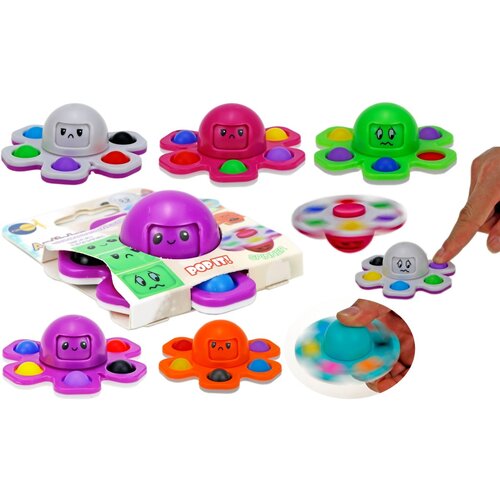 Pop it fidget spinner in hobotnica razpoloženja 2 v 1 Slike