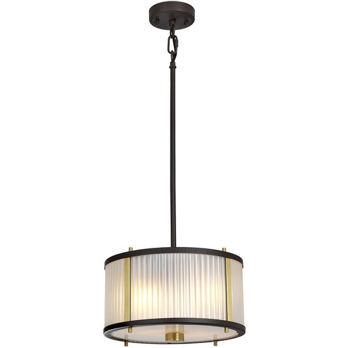 Elstead Lighting Elstead Obesek za svetilko Corona z 2 cilindričnima lučema, muzejski bron, matirano steklo, (22098718) Cene