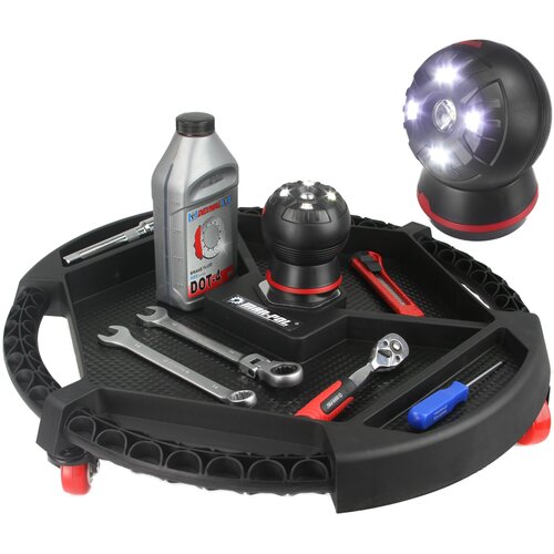  Radionički pladanj 50cm - kolica sa LED 360 lampom i magnetima Cene