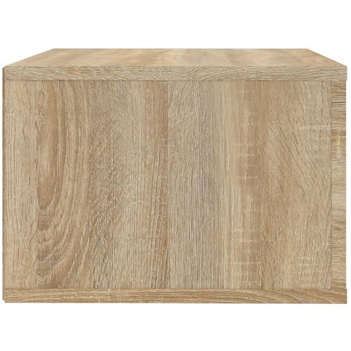  Zidni noćni ormarići 2 kom boja hrasta sonome 50x36x25 cm Slike