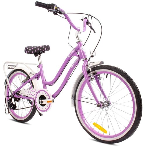  Dječji bicikl Heart 20&amp;quot; - 6 Shimano brzina - ljubičasti Slike