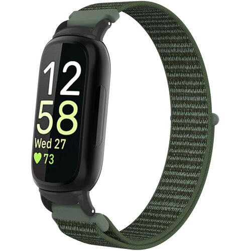 INF združljiv z fitbit inspire 3 najlonskim pa&scaron;čkom z zanko - na voljo več barv green, (5000116908) Cene