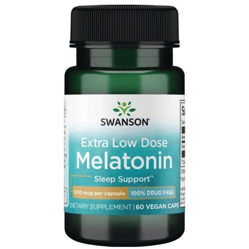 Swanson Melatonin 500 &micro;g (60 kapsul) Cene