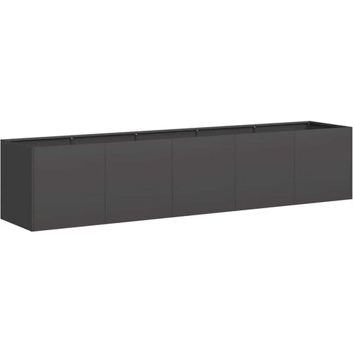 Maison Chic Cvetlični Lonec - Cvetlično korito Black 200x40x40 cm Hladno valjano jeklo, (21789492) Cene