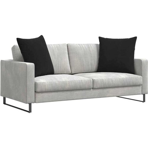  Jastučići za sofu 2 pcs Crna 80 x 80 cm Kordura tekstil Slike