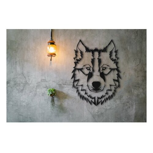 Wallity metalni ukras za zid wolf v11 Slike