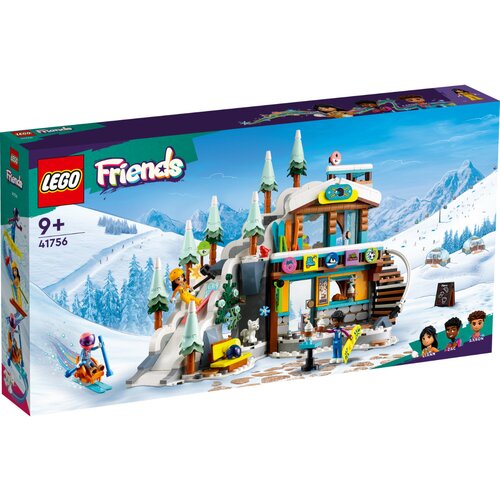 Lego Friends 41756 Počitni&amp;scaron;ke bele strmine in kavarna Slike