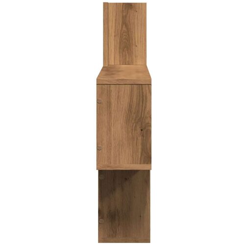 vidaXL Stenska polica artisan hrast 100x15x70 cm inženirski les Cene