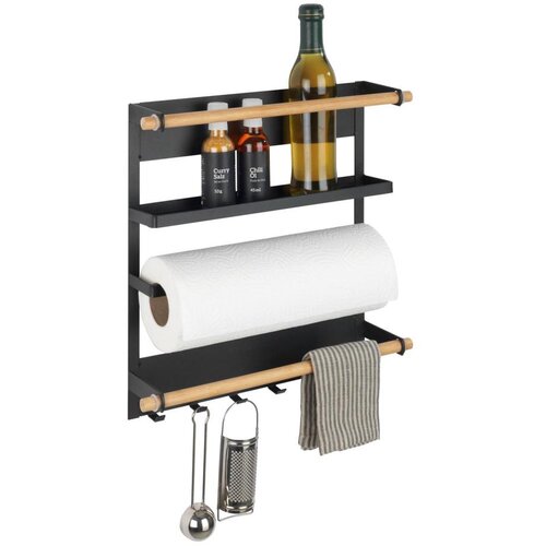 Wenko 54114100 - Organizator MAGNA 33x34 cm crna/braon Slike