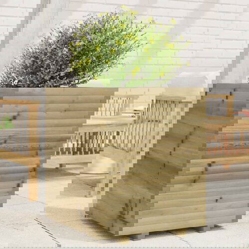 vidaXL Vrtna sadilica 60x60x72 cm od impregnirane borovine Cijene