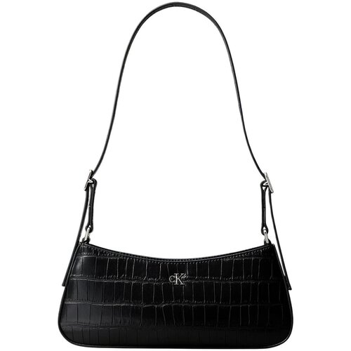 Calvin Klein Jeans Torbe CK CROC SMALL SHOULDER BAG LV04F3906G Črna Cene