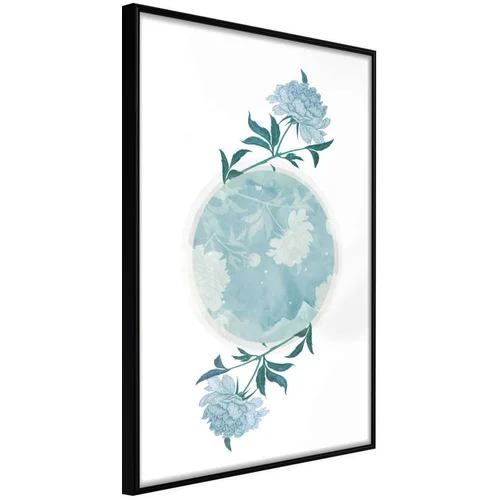  Poster - World in Shades of Blue 20x30