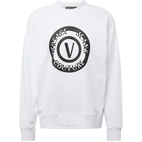 Versace Jeans Couture Sweater majica crna / bijela