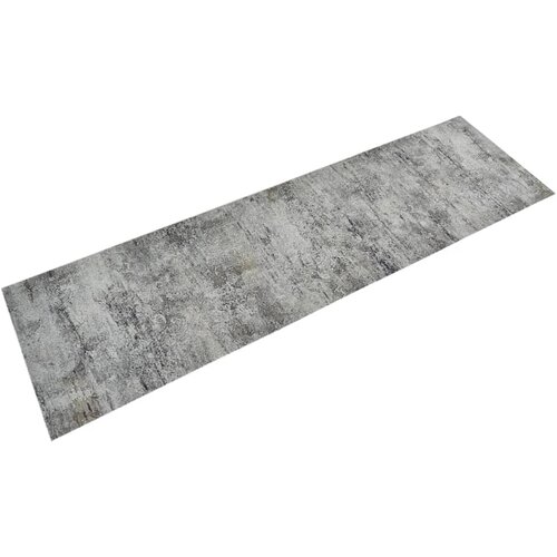 VidaXL Kuhinjski tepih perivi s uzorkom betona 45 x 150 cm bar&amp;scaron;unasti Slike