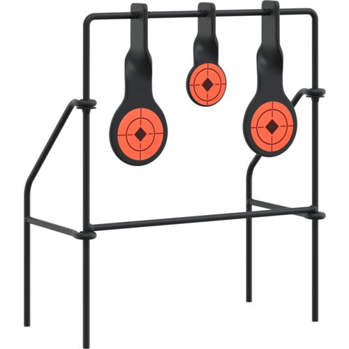 vidaXL Strelski cilj Črna 40 x 34 x 53 cm Jeklo Cene