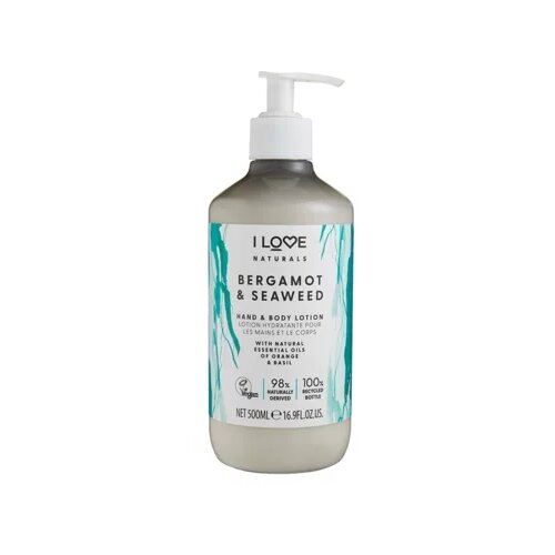 I love... Naturals Bergamot &amp;amp; Seaweed naravna krema za roke 500 ml Slike