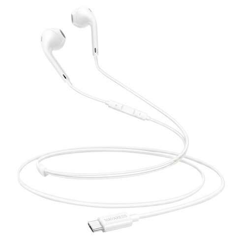 Oem Mayaxess, Žične USB-C slu&scaron;alke za iPhone Air z vgrajenim mikrofonom, Bela, (5000299409) Cene