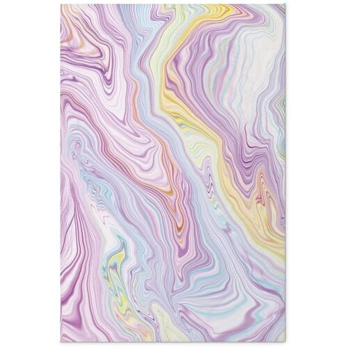  Plakat Colorful Dream - abstract shapes in pastel shades 40x60 Cene