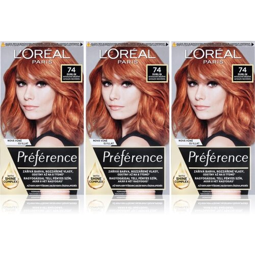 L´Oréal Paris Préférence boja za kosu 74 Dublin (ekonomično pakiranje) nijansa Cene