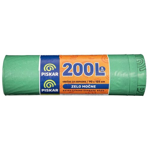 PISKAR vrečke za smeti 200 l Cene