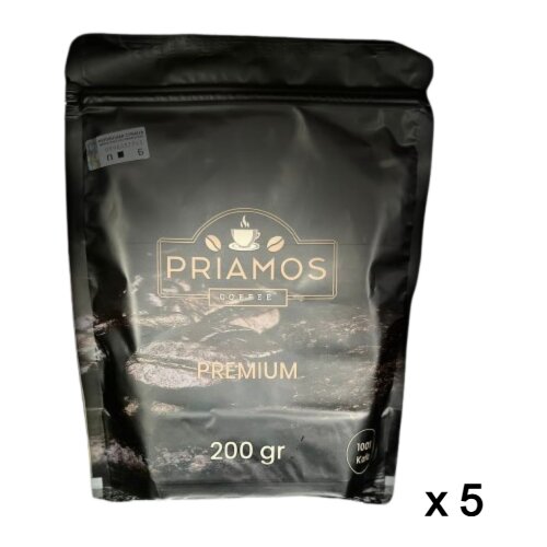 Priamos Kafa Premium, 5x200 gr Cene