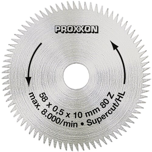 Proxxon List za kružnu pilu Super Cut No 28014 (Promjer: 58 mm, Promjer provrta prihvatnika: 10 mm, Krom &amp;ndash; vanadij &amp;ndash; čelik) Slike