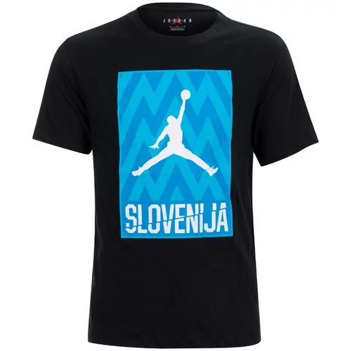 Jordan muška Slovenija KZS Black majica