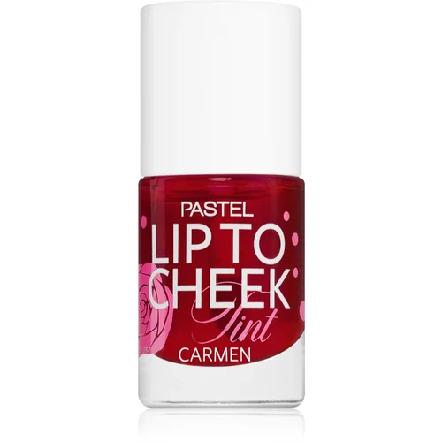 PASTEL Lip To Cheek Tint tekoče rdečilo za ustnice in lica odtenek 01 Carmen 9,6 ml