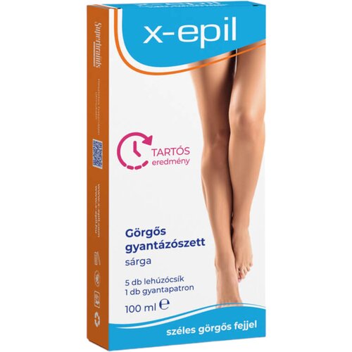 X EPIL - set za depilaciju valjkom - žuti Slike