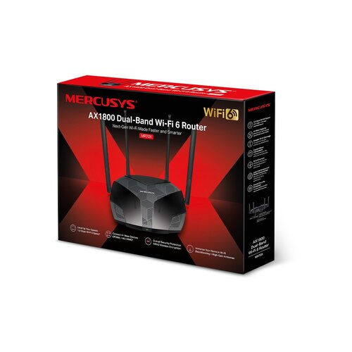Mercusys MR70X AX1800 dual-band wifi 6 ruter Slike