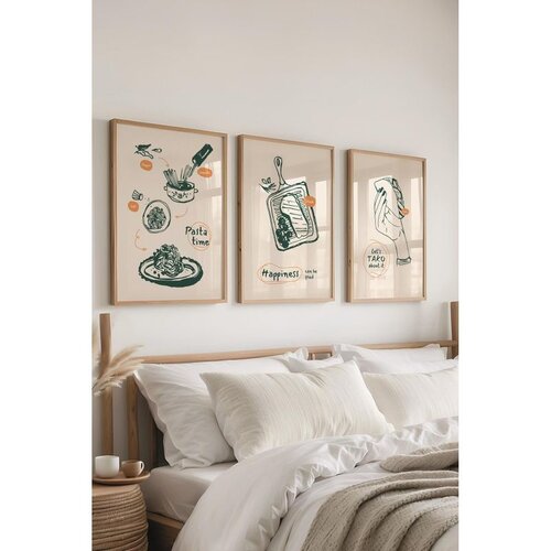 WALLXPERT &Ccedil;-300549 - 5070 vi&scaron;enamenski set dekorativnog slikanja (3 komada) Cene