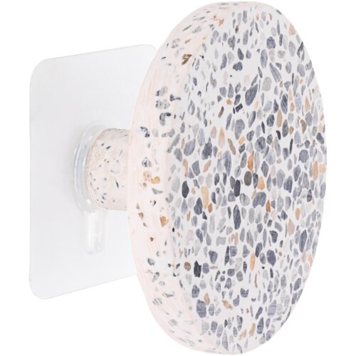 Tendance kukica D8,5 cm s naljepnicom, poliresin terrazzo Slike