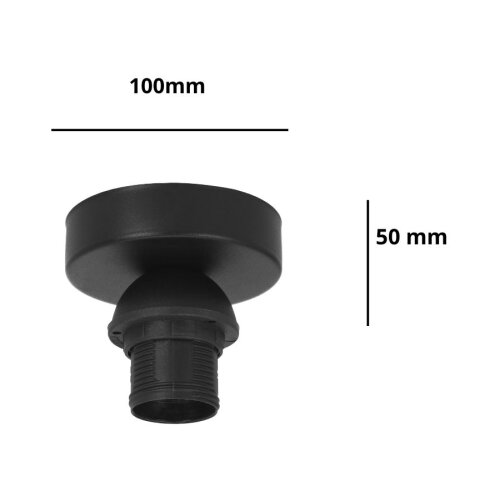 Brilagi plafonska svetiljka party 1xE27/60W/230V prečnik 10 cm crna Slike