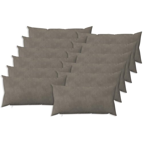  Presvlaka za jastuk 12 pcs HEERLEN Svjetlosiva 40 x 80 cm Slike