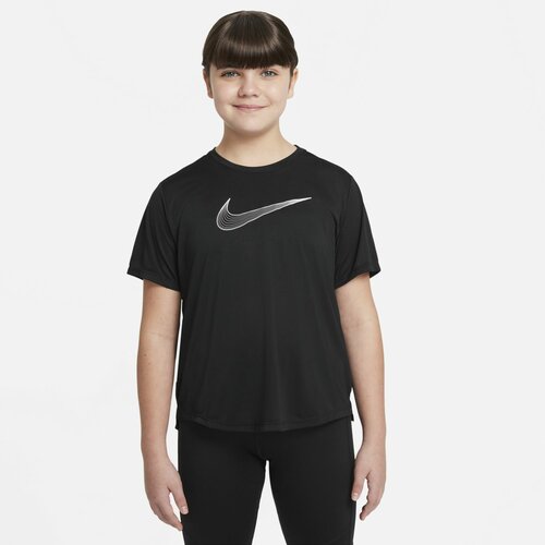 Nike majica za devojčice DRI-FIT ONE SHORT-SLEEVE TOP crna DD7639 Slike