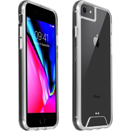 AVIZAR Trda torbica Contour Bumper, zbirka Crystal - ultra prozorna str. Apple iPhone SE 2022, 2020 in 8, 7, 6S, 6, (20616795) Slike