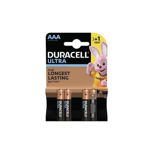 Baterija ULTRA AAA 3+1kom GRATIS Duracell