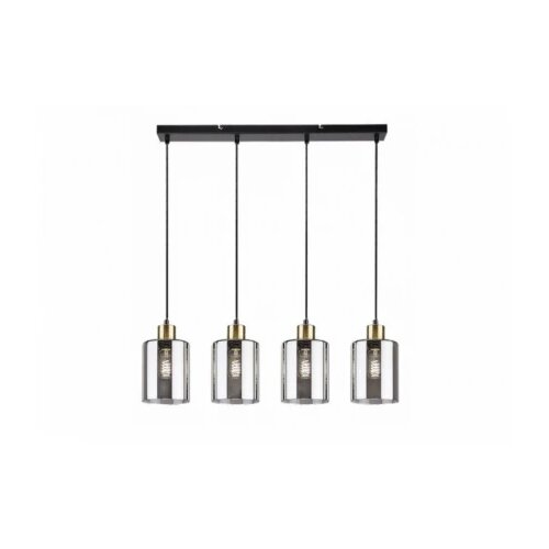 Rabalux Visilica Perez E27 4x MAX 40W mat crno (72247) Cene