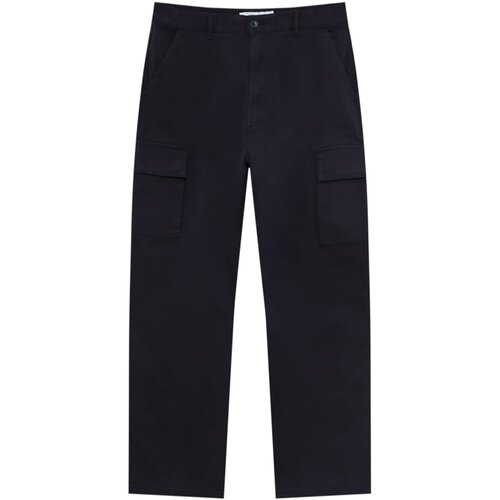 Pull&amp;amp;Bear Kargo hlače nočno modra Slike