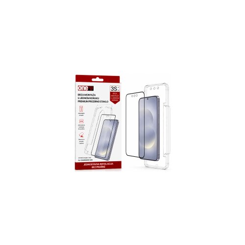 OneS za&amp;scaron;titno staklo sa aplikatorom Black Frame za Samsung S26 Slike