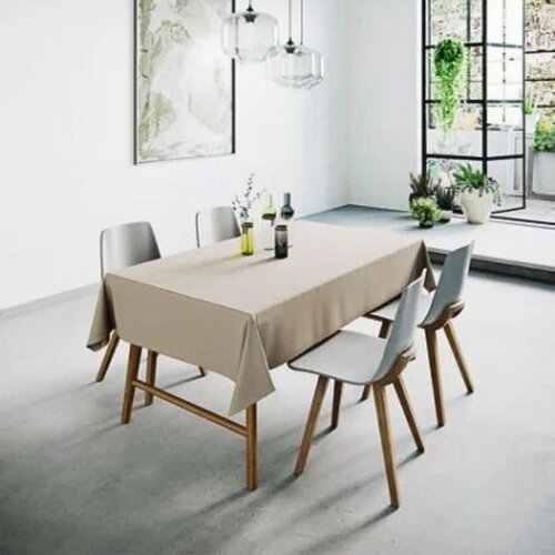 Dekordom Stolnjak MISTRAL GREASE 140x140 - Beige Slike