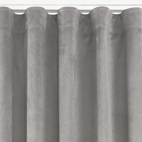  Curtain VILA color gray style classic transparent wave tape 7 cm velvet 530x245 HOMEDE Cene
