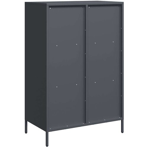 VidaXL Visoka omara antracit 68x39x103,5 cm jeklo Slike