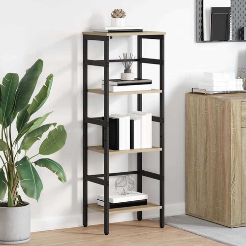 vidaXL Polica Sonoma hrast 40 x 29,5 x 115 cm Konstruirano drvo Cijene