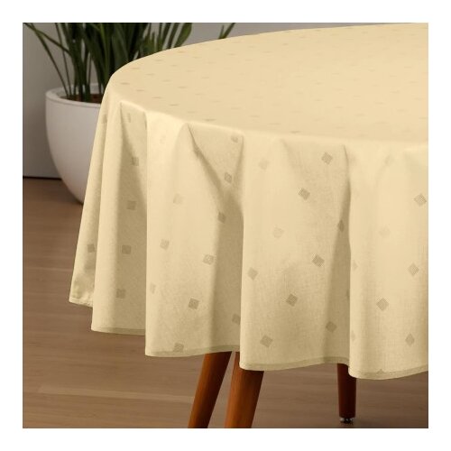  Stolnjak Ovalnog oblika 160x220cm Cream cube ( VLK0001360-creamcube ) Slike