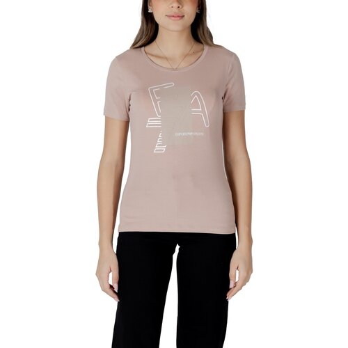 Ea7 Emporio Armani Majice s kratkimi rokavi 7W000187 AF10373 Rožnata Cene