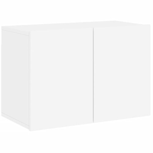 Maison Chic Stenska TV omarica - TV stojalo - Televizijska omarica bela 60x30x41 cm, (21700333) Slike