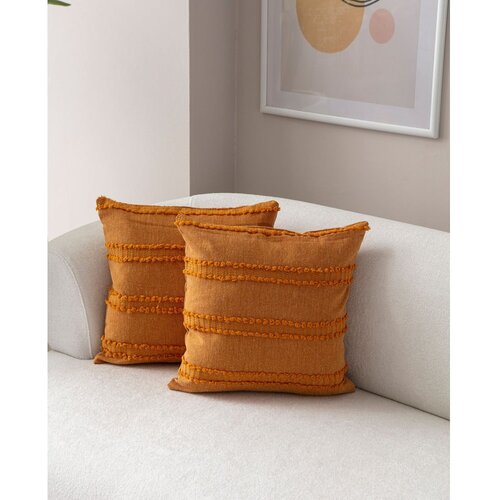 Mioli Decor Set dekorativnih jastučnica Tuffet, 43x43 cm, 2 komada, Narandžasta Slike
