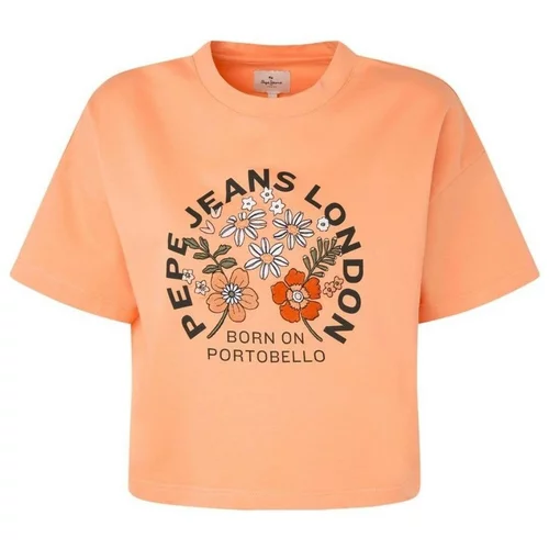Pepe Jeans Majice s kratkimi rokavi - Oranžna